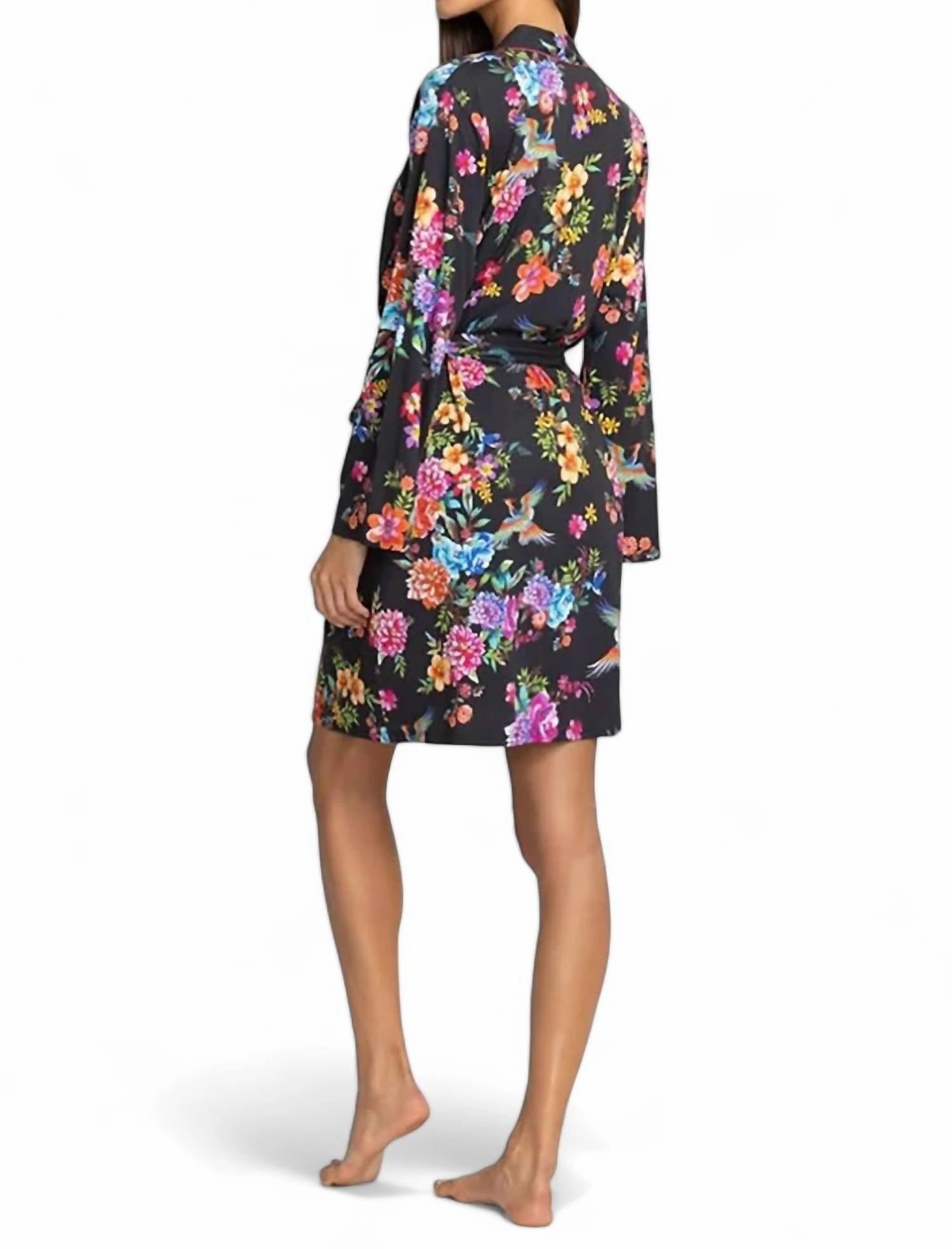 Sognatore Nero's Sleep Robe In Multicolor