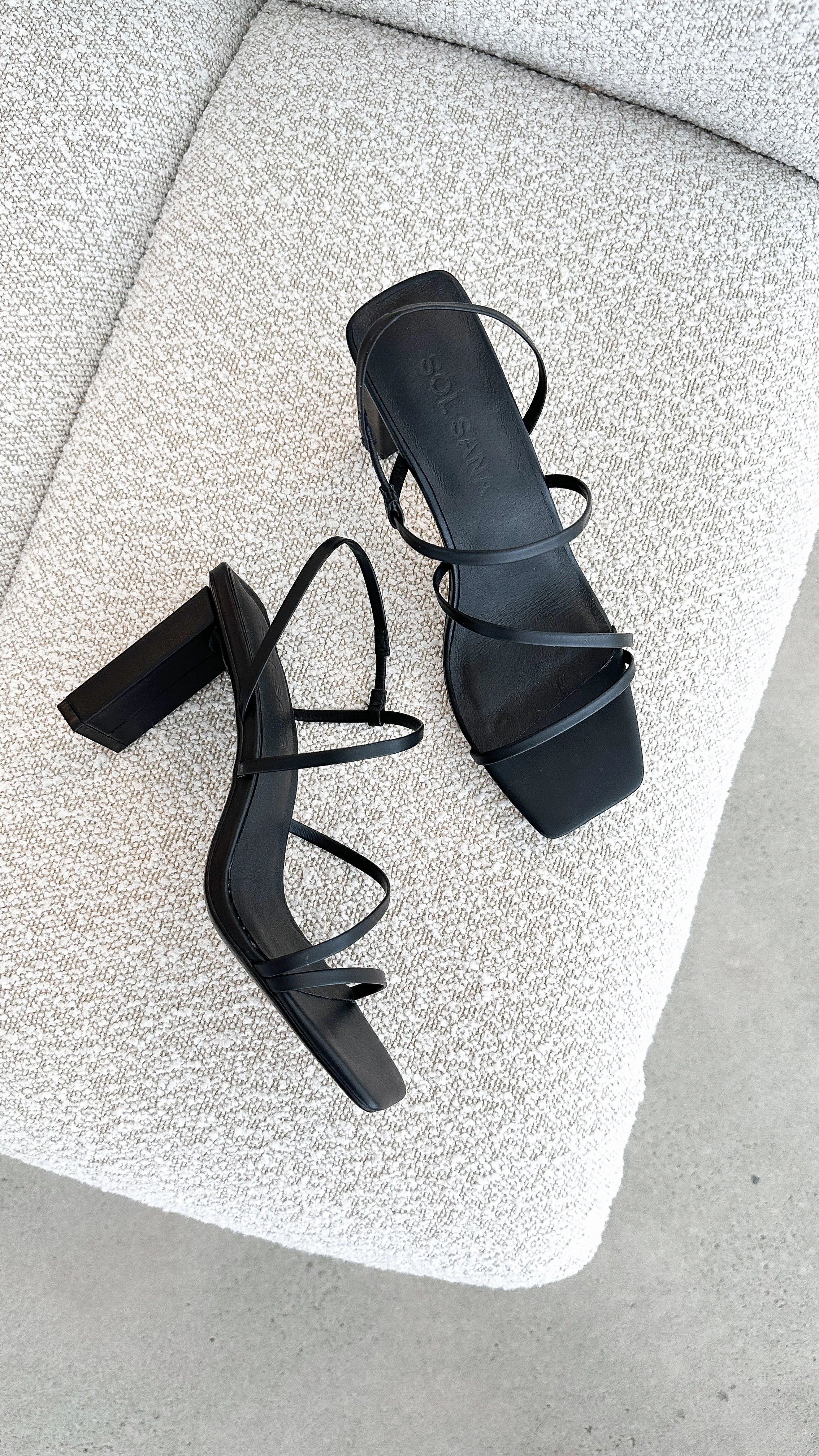 Sol Sana Geanie Heel - Black