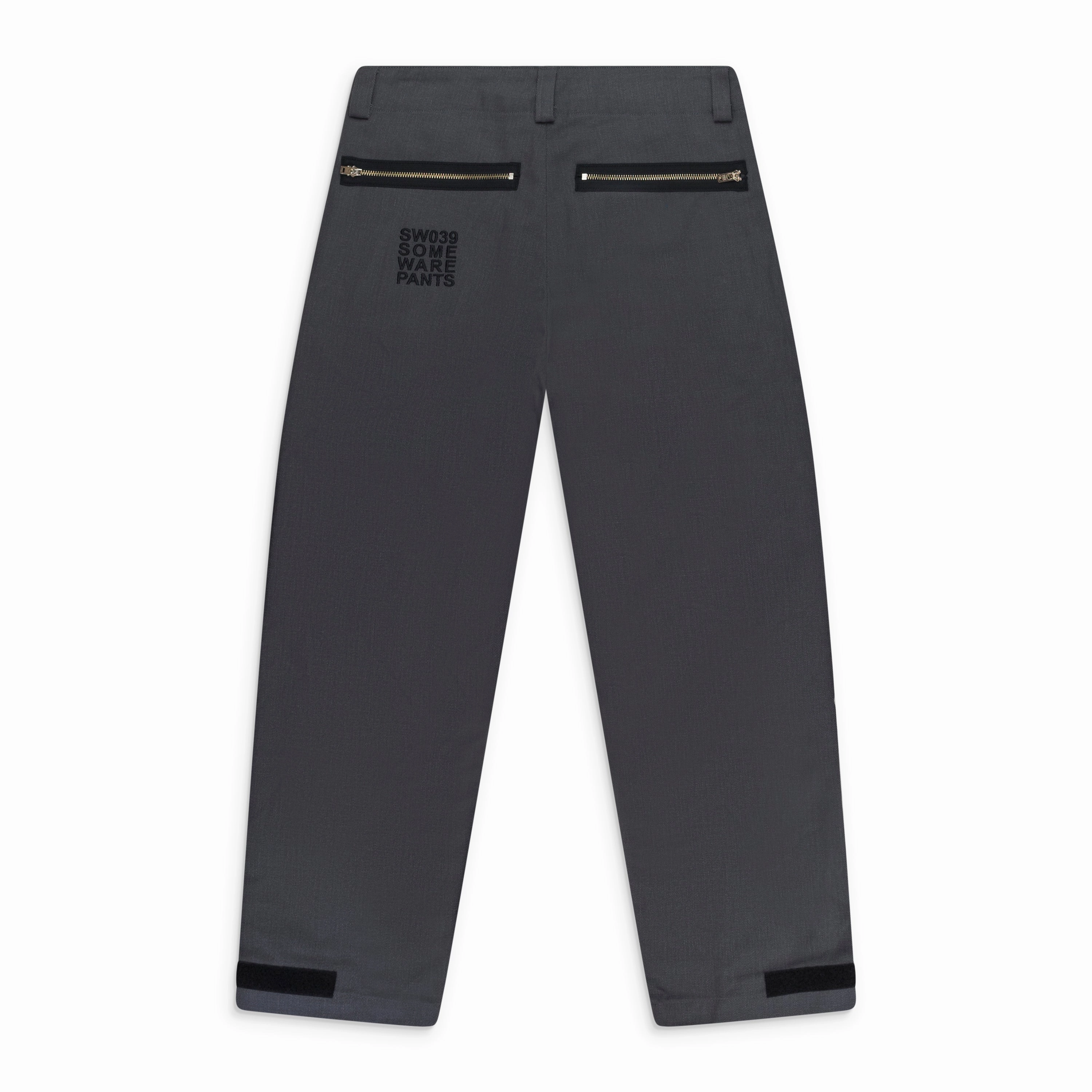 SOME WARE GREY/BLACK CASUAL PANTS