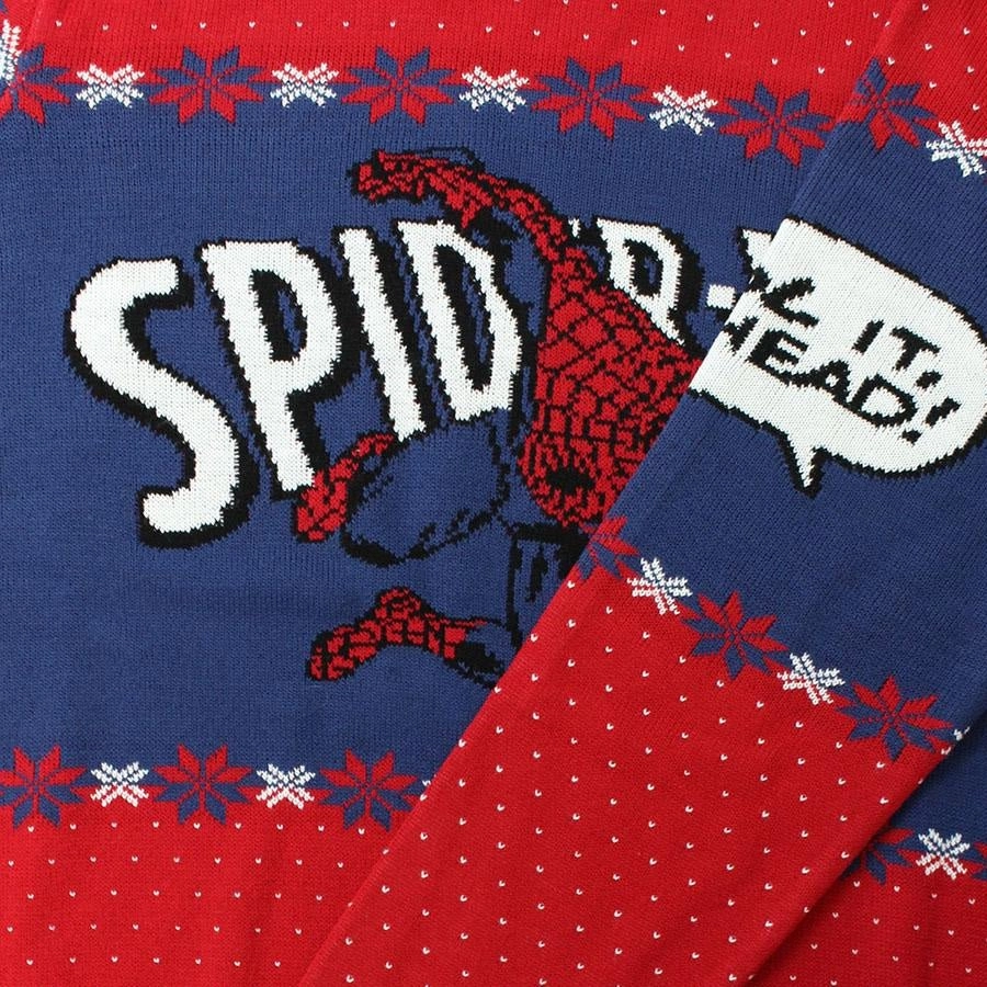 Spider-man Web Slinger Knitted Christmas Jumper / Sweater