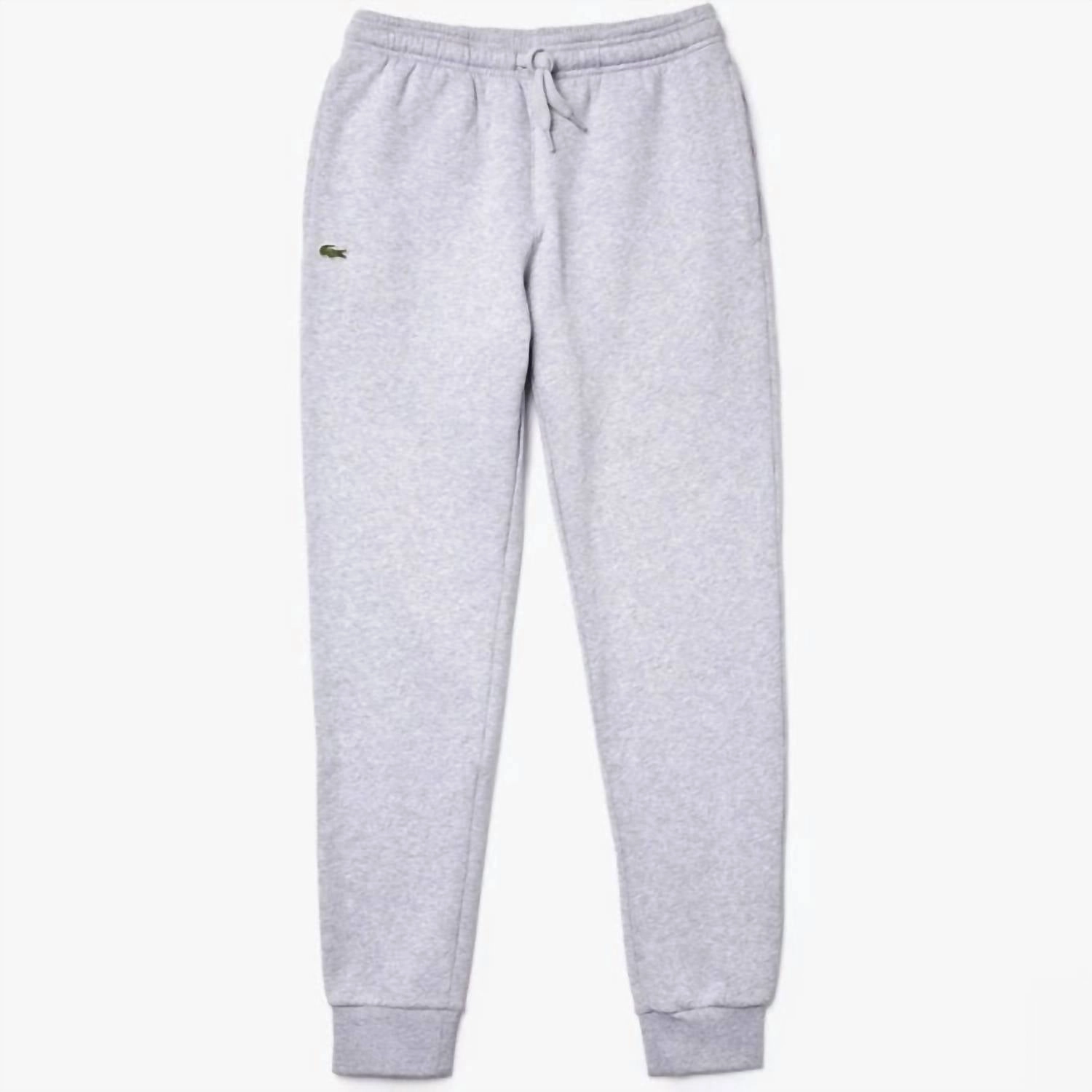 Sport Fleece Tennis Sweatpants In Grey