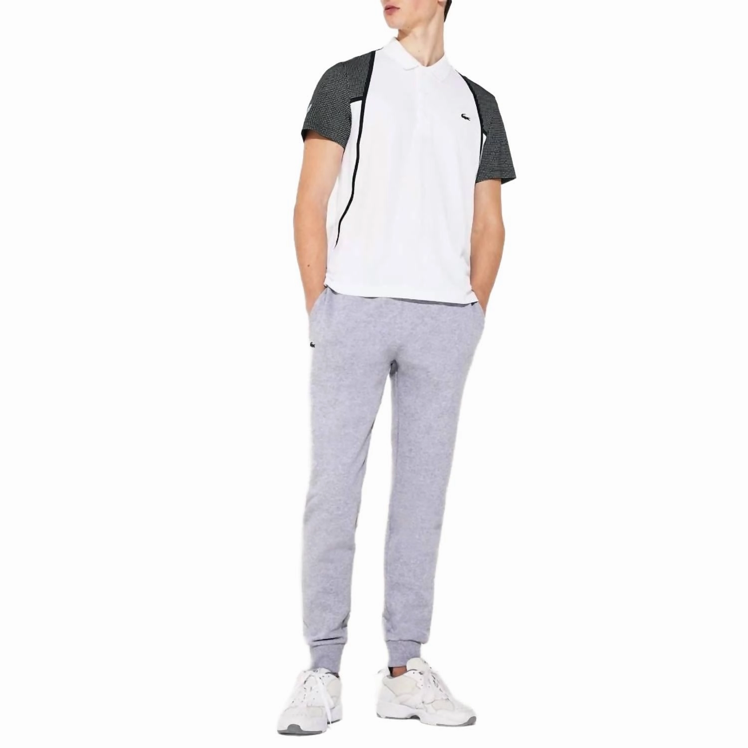 Sport Fleece Tennis Sweatpants In Grey