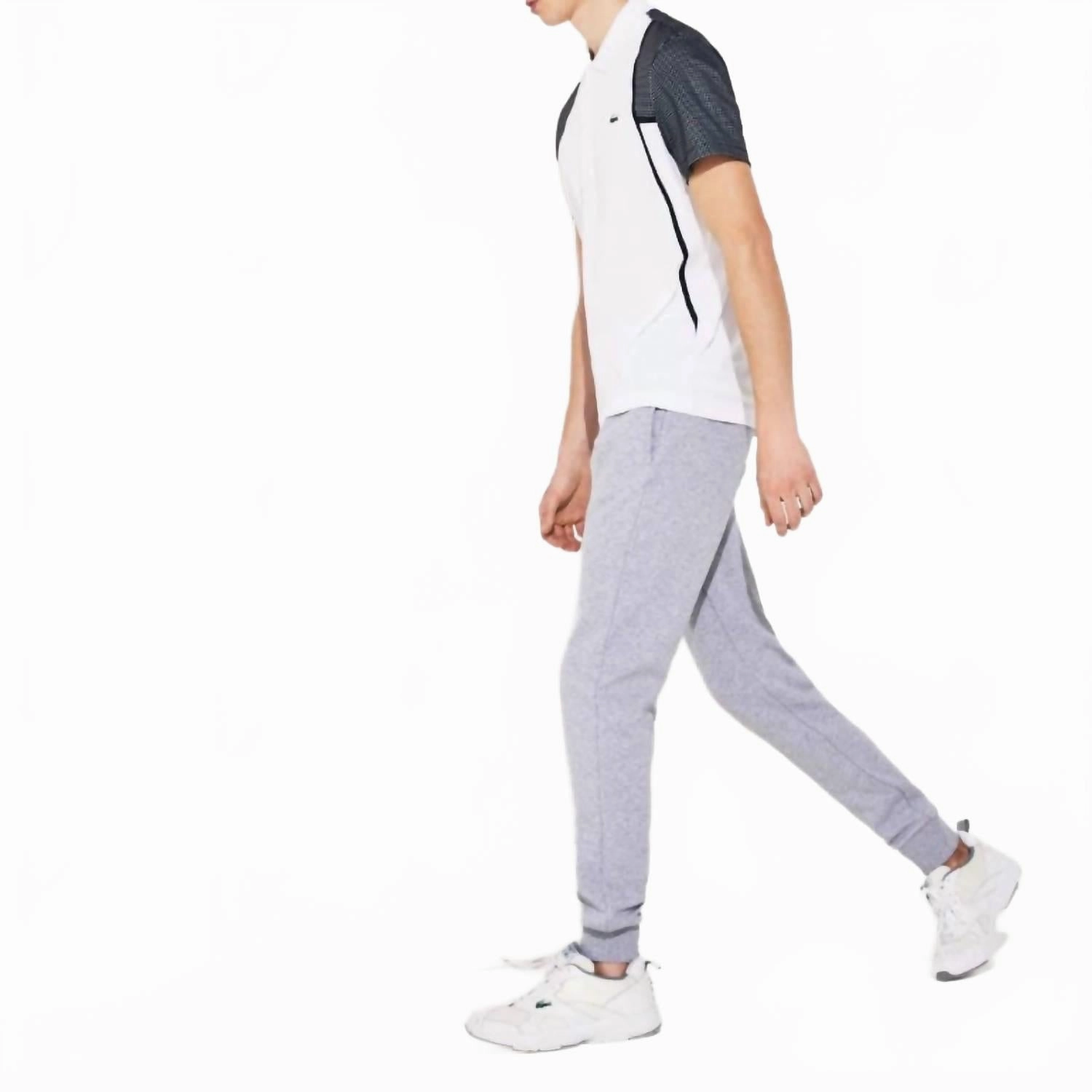 Sport Fleece Tennis Sweatpants In Grey