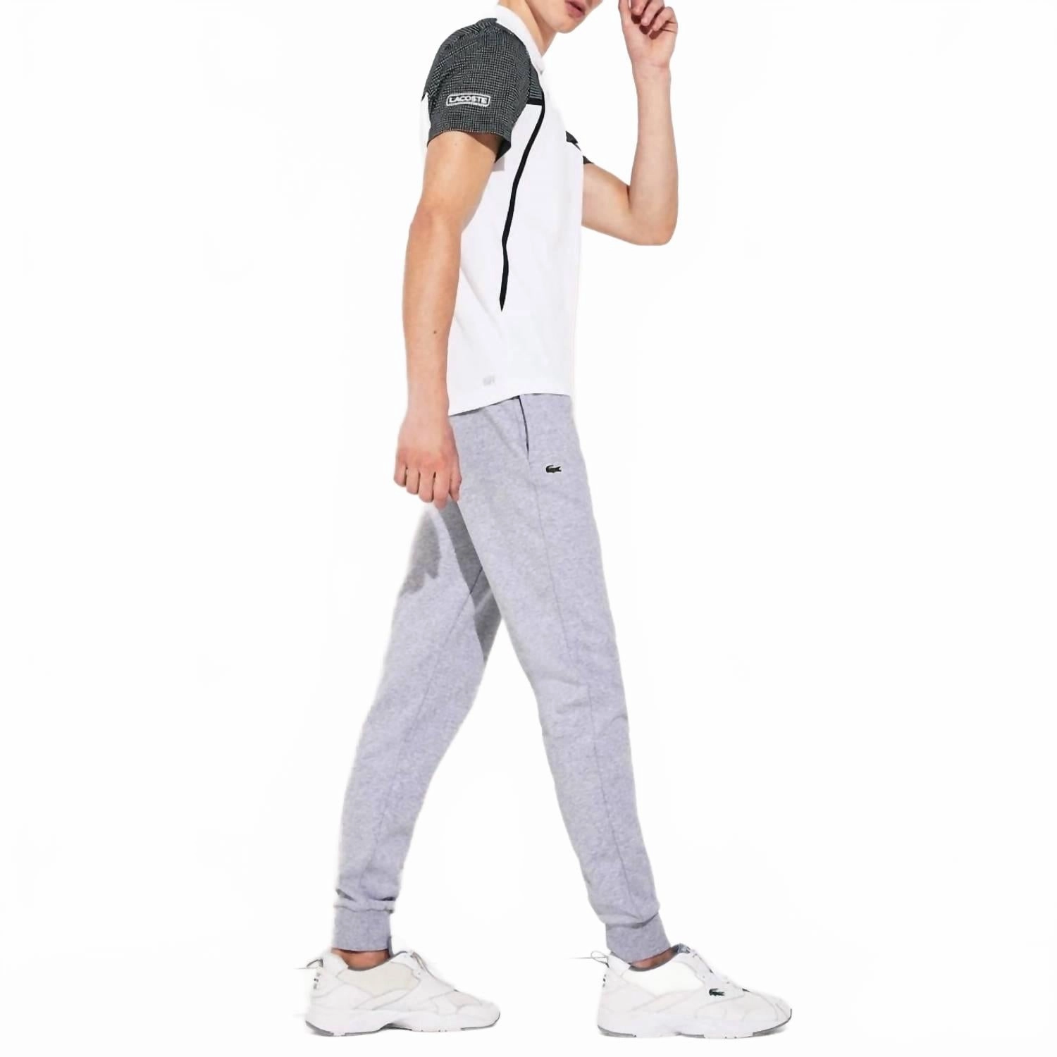 Sport Fleece Tennis Sweatpants In Grey