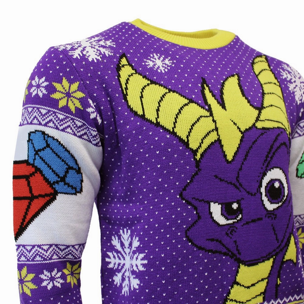 Spyro the Dragon Knitted Christmas Jumper / Sweater