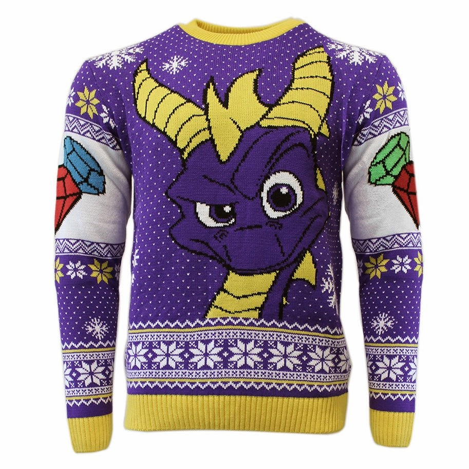 Spyro the Dragon Knitted Christmas Jumper / Sweater