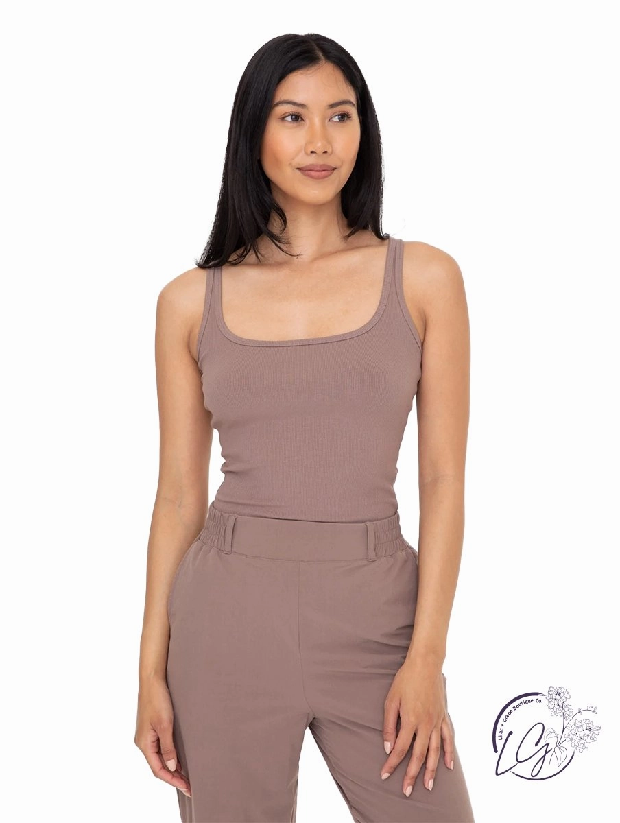 Square Symphony Ribbed Tank