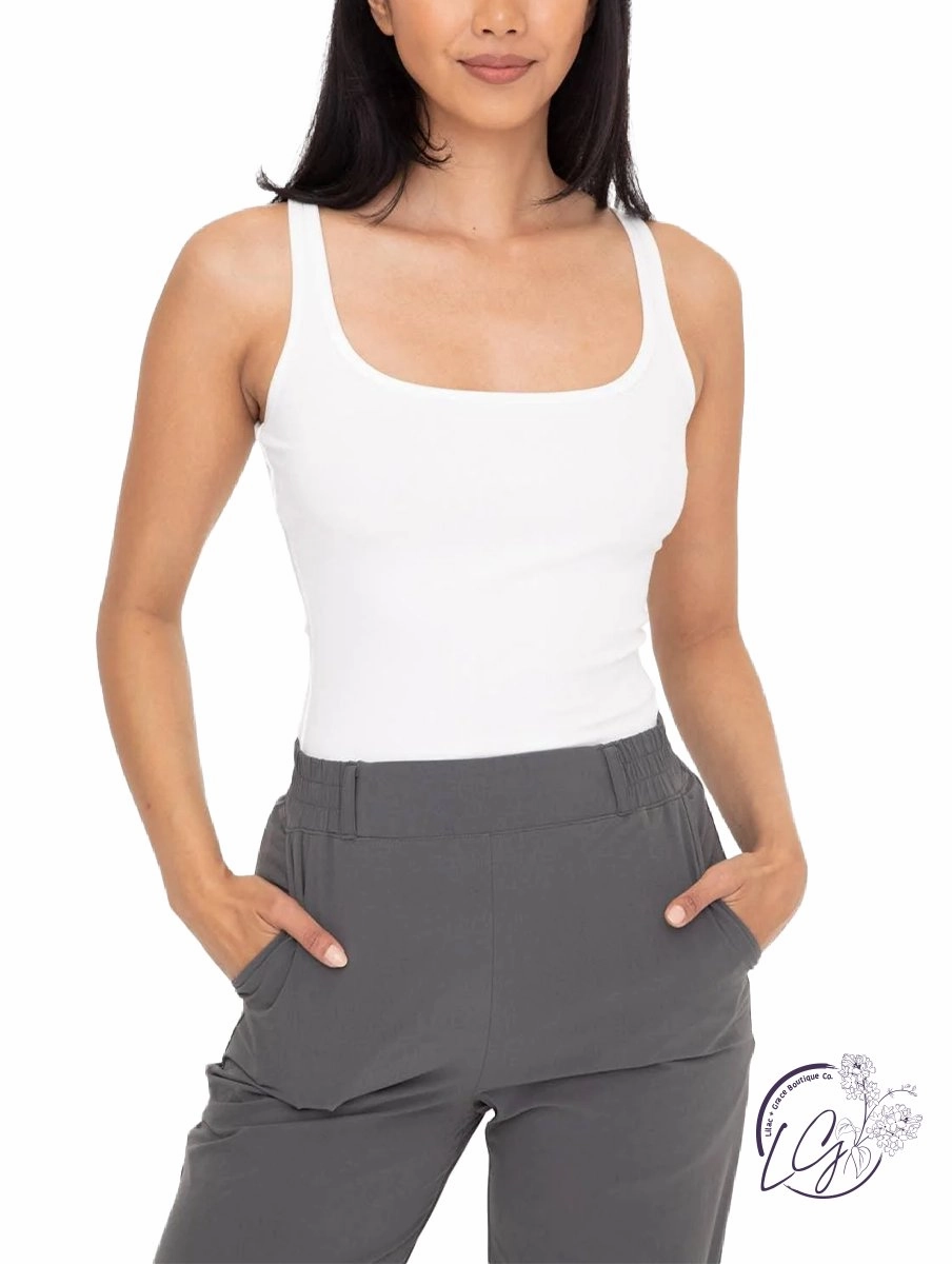 Square Symphony Ribbed Tank affordable athletic pants for men