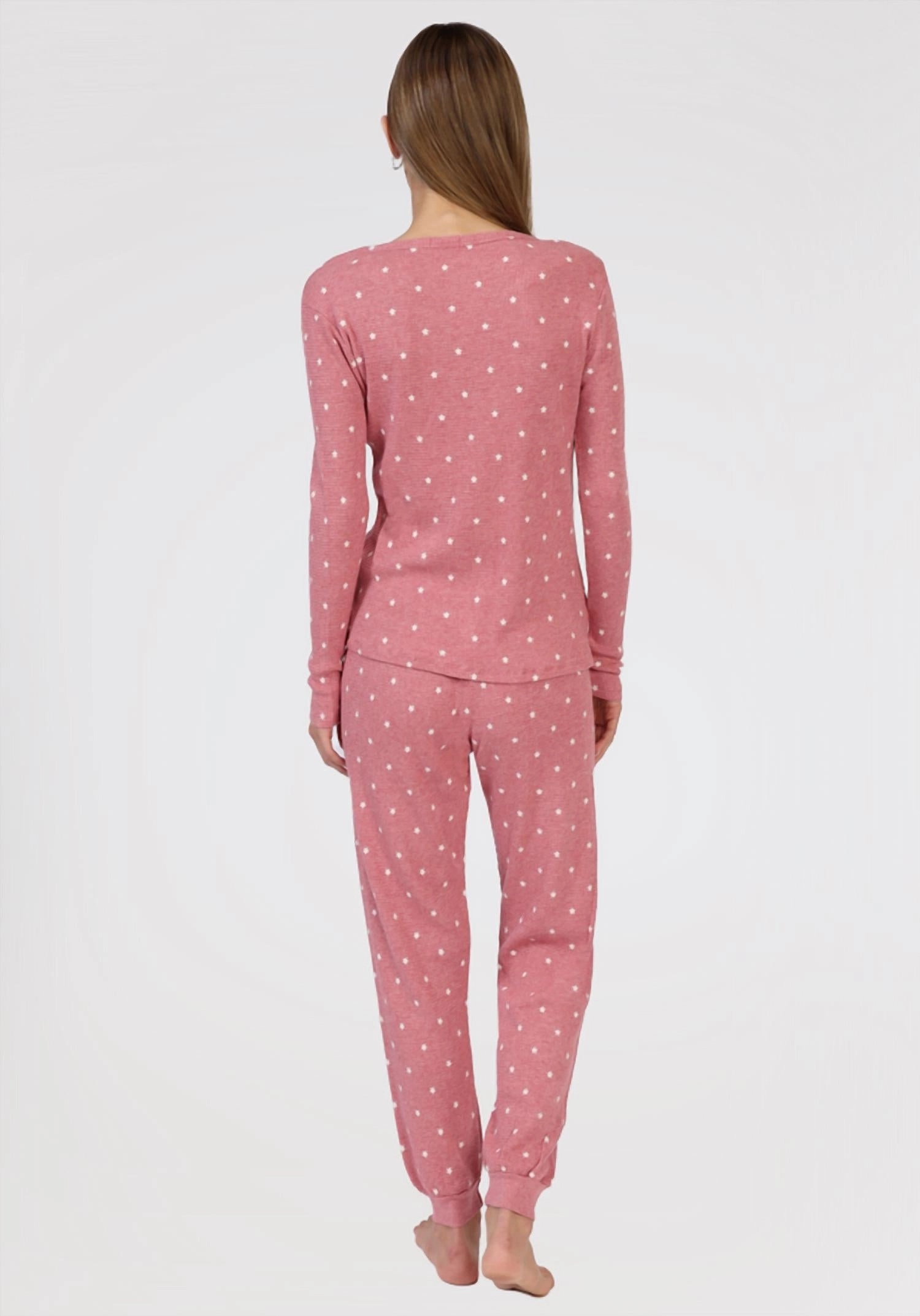 Star Classic Thermal Set With Jogger In Red
