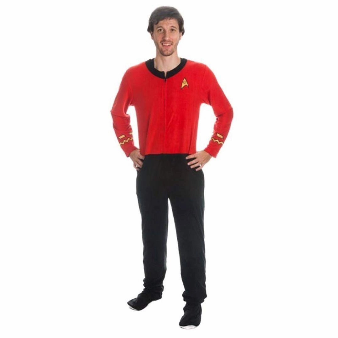 Star Trek TOS Comms Full Length Footed Onesie