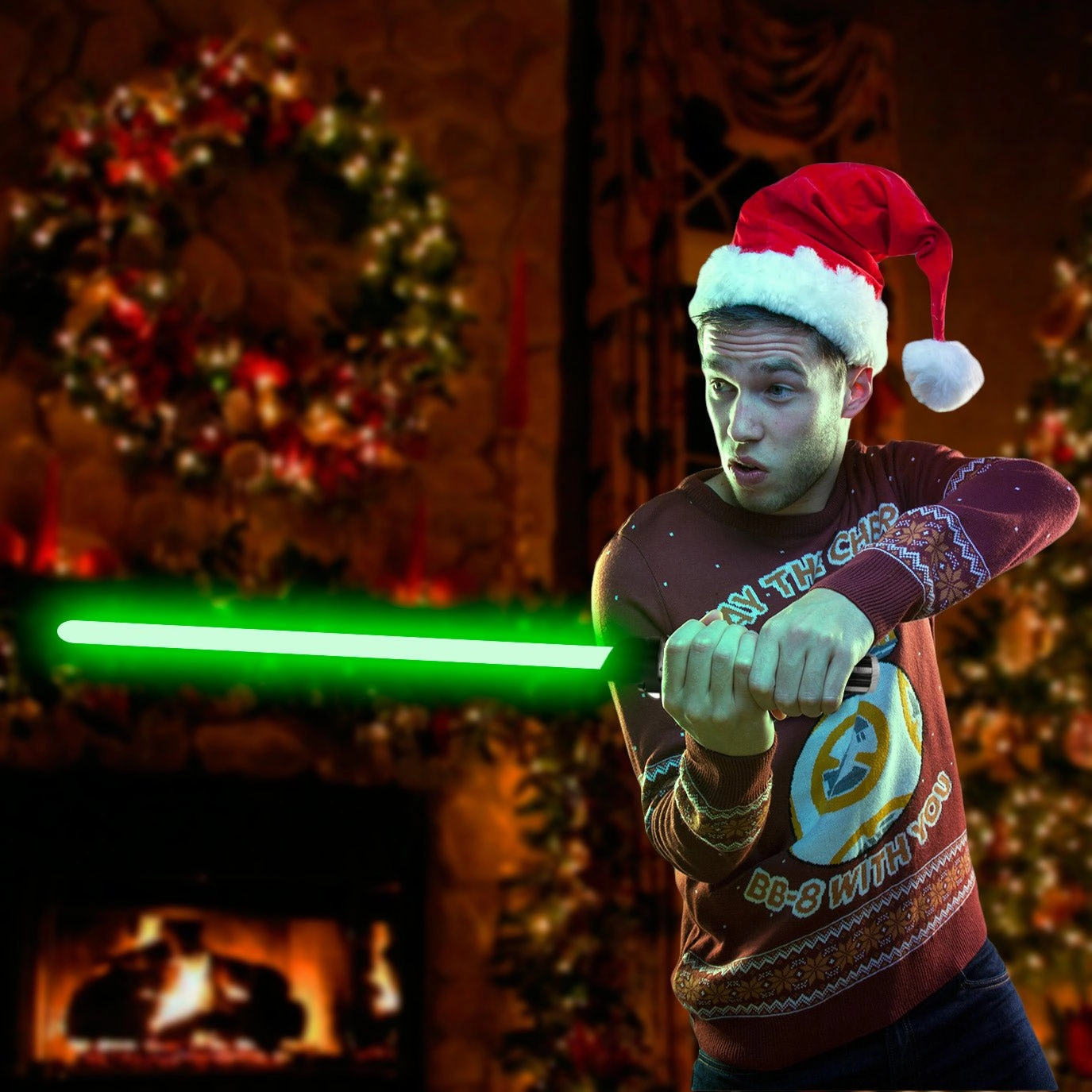Star Wars BB-8 Knitted Christmas Jumper / Sweater