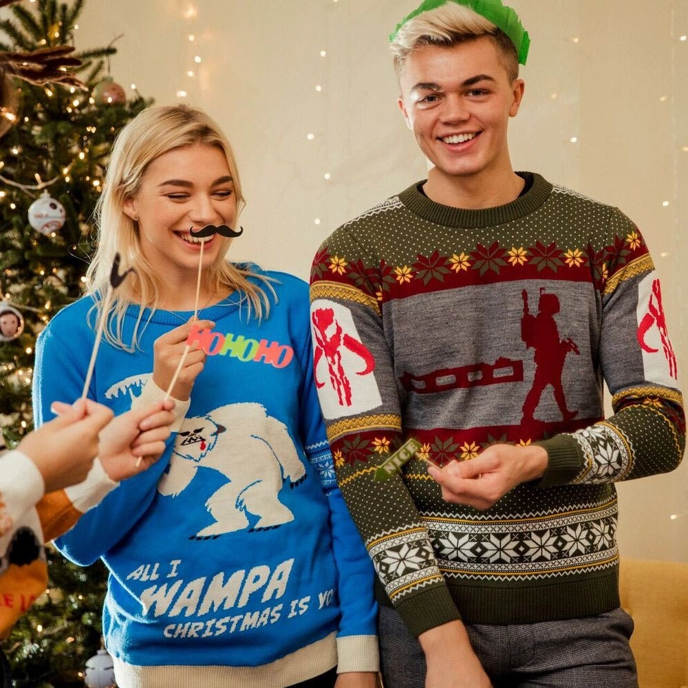 Star Wars Boba Fett Knitted Christmas Jumper / Sweater