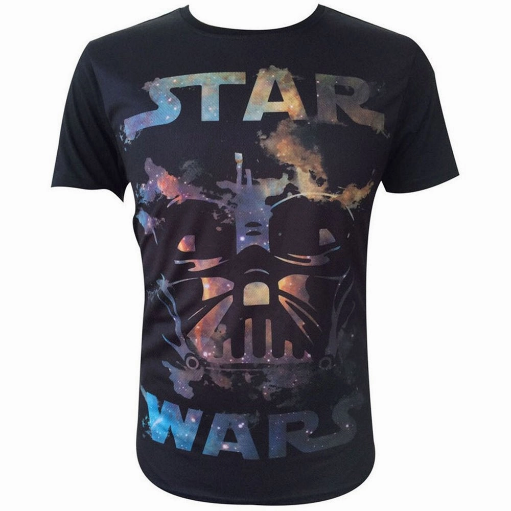 Star Wars Darth Vader Galaxy Cut Out T-Shirt