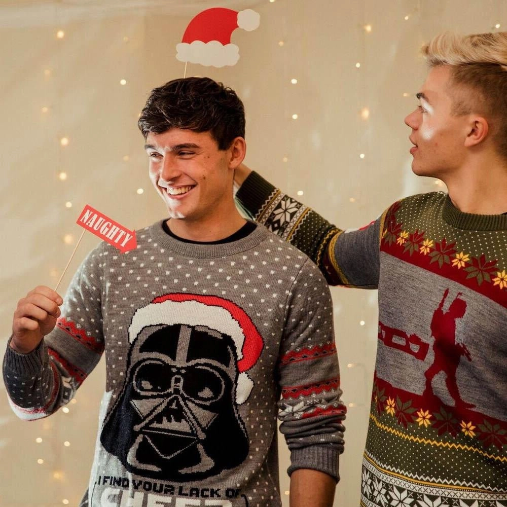 Star Wars Darth Vader Knitted Christmas Jumper / Sweater