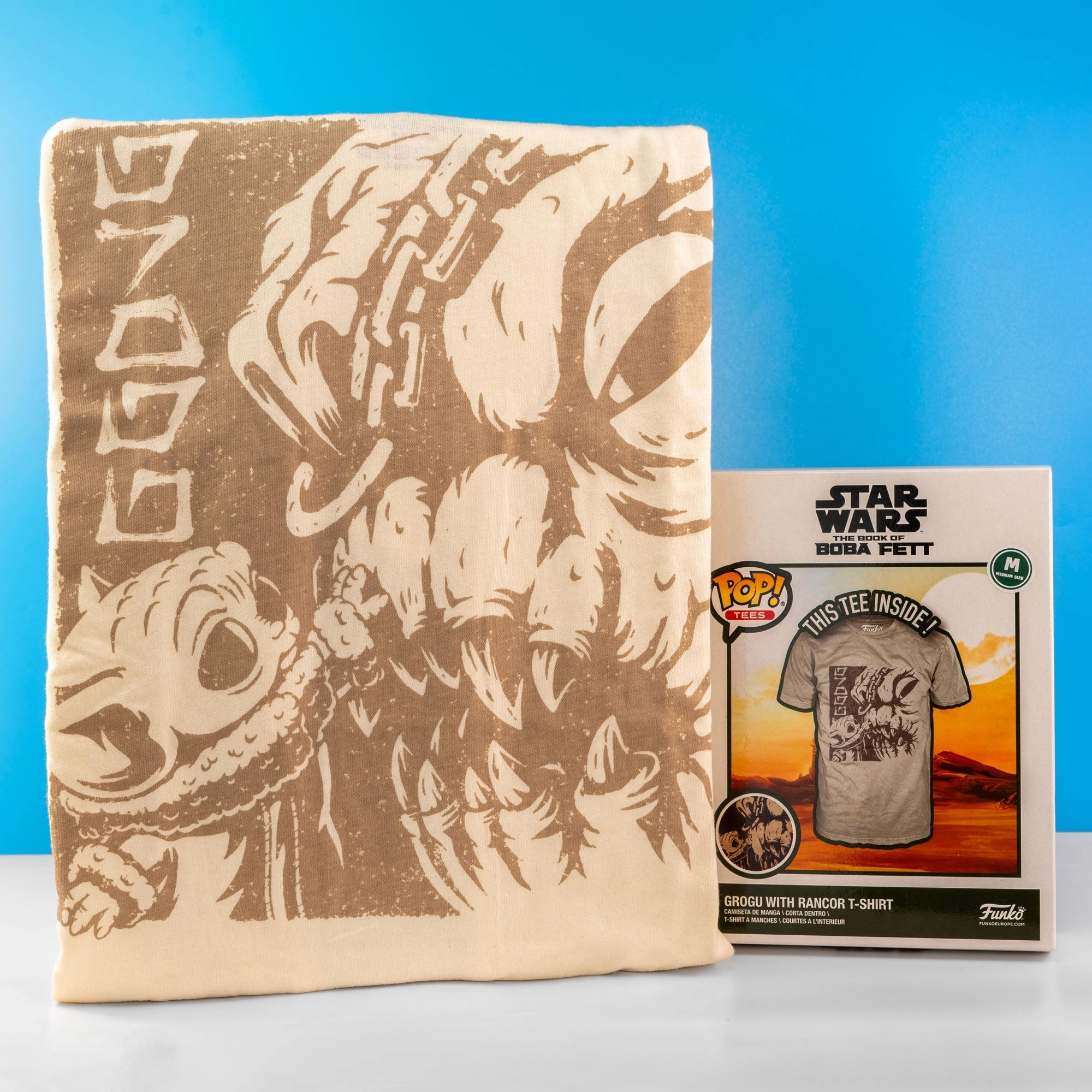 Star Wars Grogu with Rancor Funko Boxed Tee