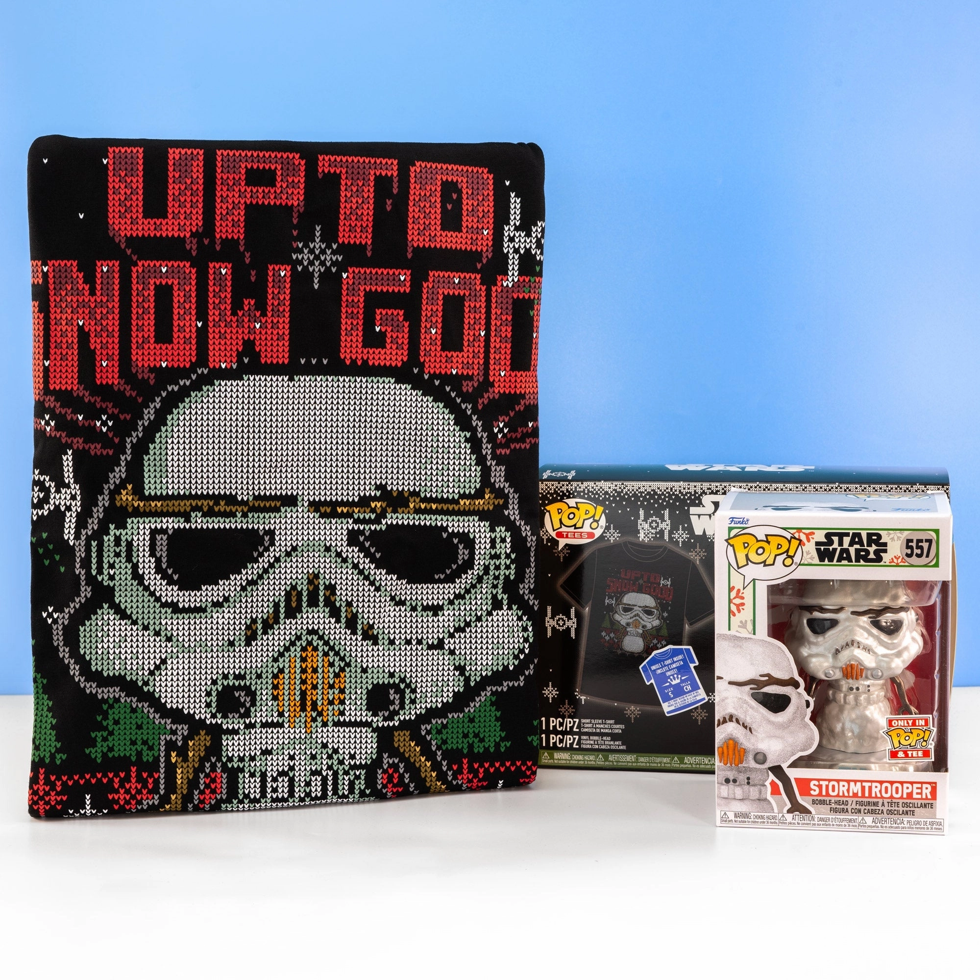 Star Wars Holiday Stormtrooper Funko Pop! Vinyl and Tee Set