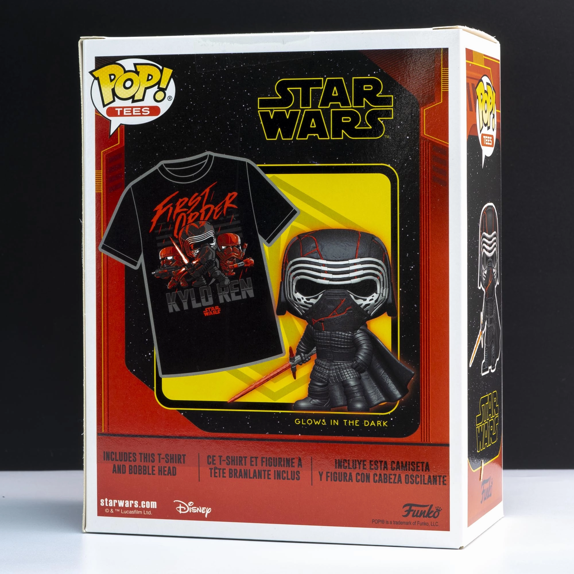 Star Wars Kylo Ren Rise of Skywalker Pop! Vinyl and Tee Set
