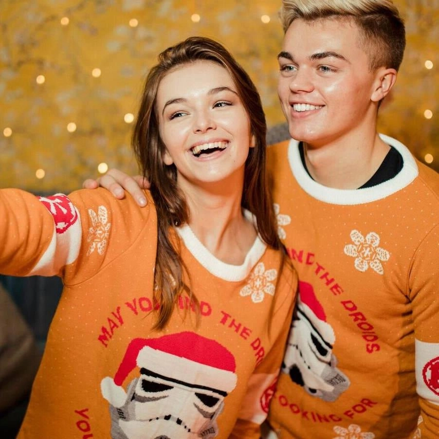 Star Wars Stormtrooper Knitted Christmas Jumper / Sweater
