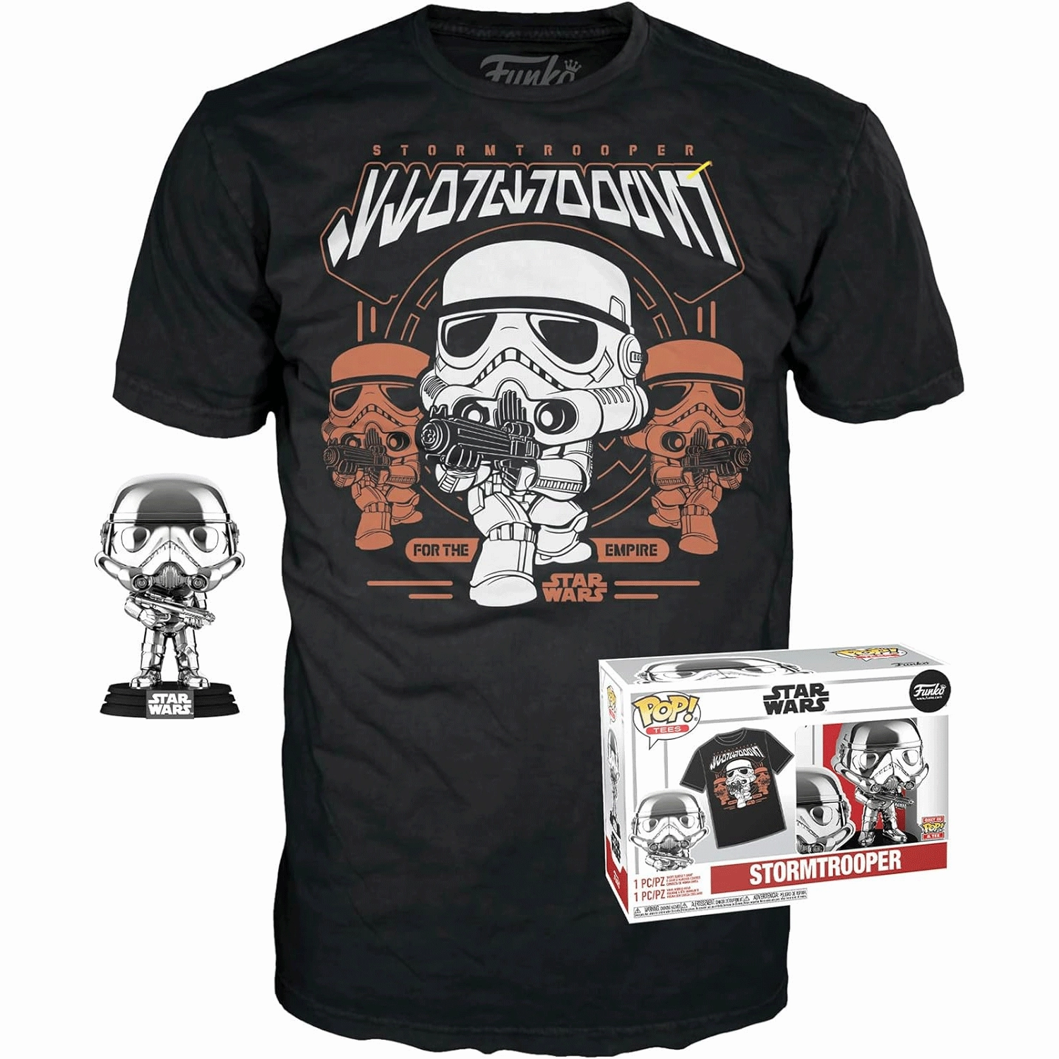 Star Wars Stormtrooper Pop! Vinyl and Tee Set