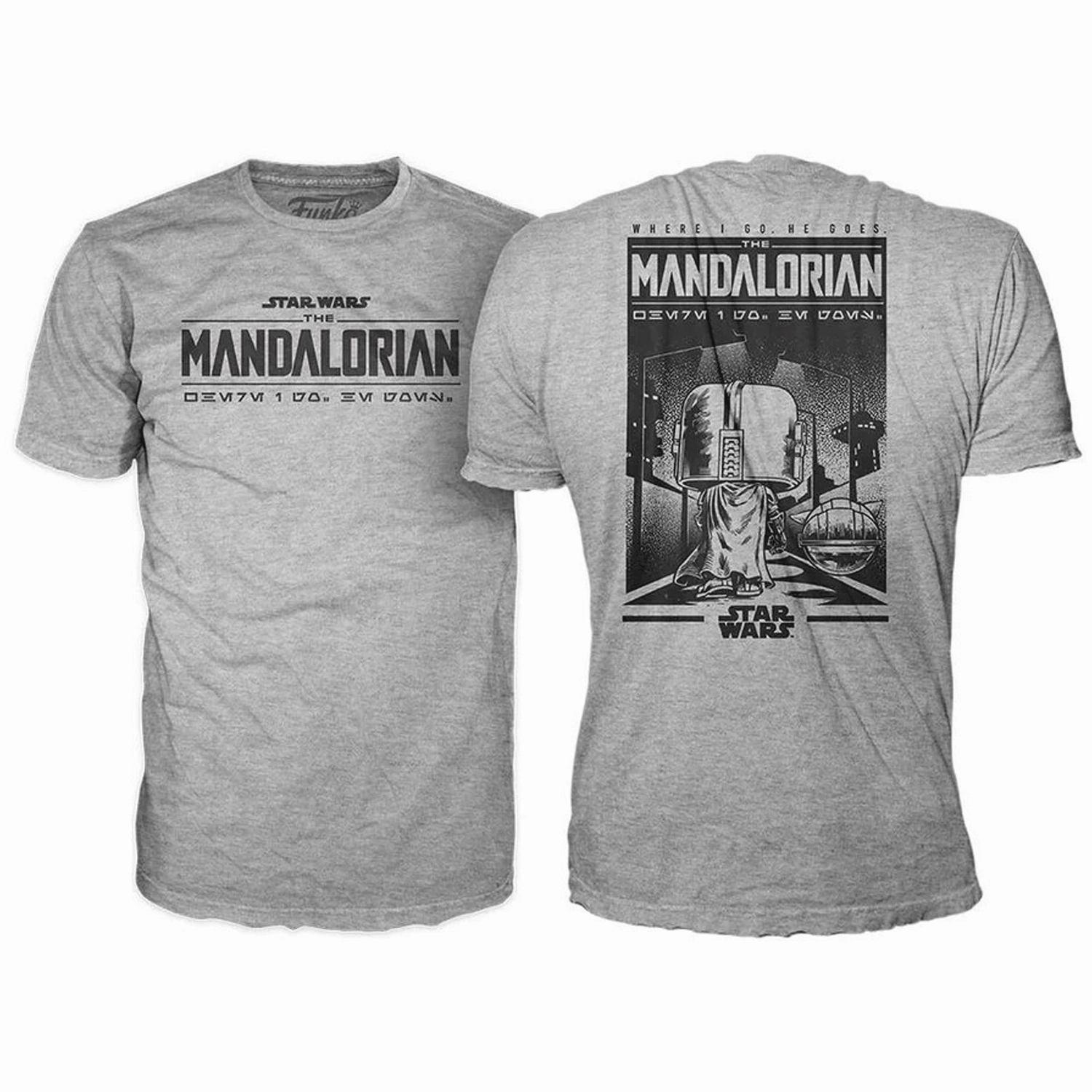 Star Wars The Mandalorian Grogu with Cookie Pop! Vinyl and Tee Set
