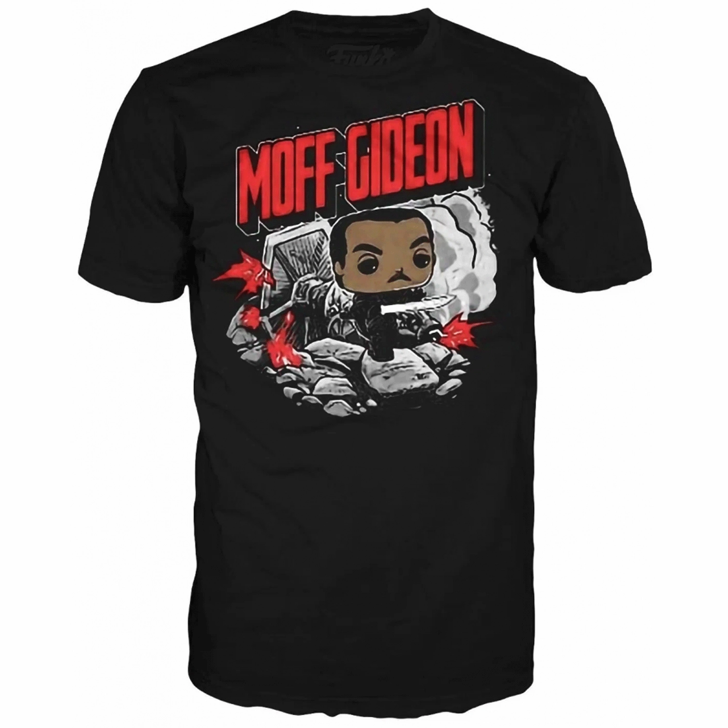 Star Wars The Mandalorian Moff Gideon Pop! Vinyl and Tee Set
