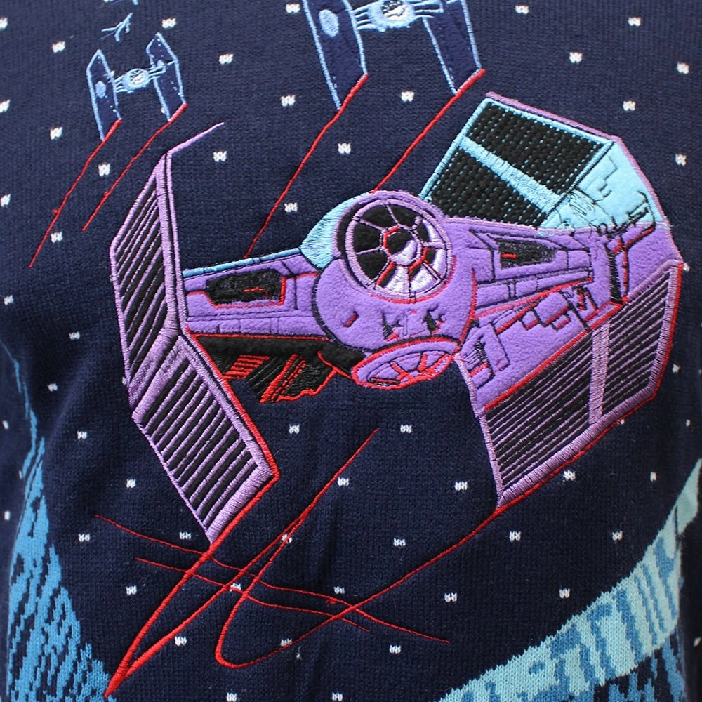Star Wars TIE Fighter Battle of Yavin Christmas Jumper / Sweater