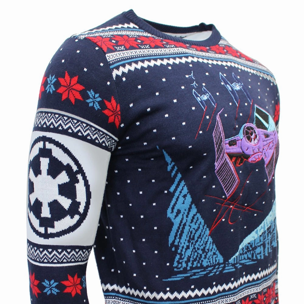 Star Wars TIE Fighter Battle of Yavin Christmas Jumper / Sweater