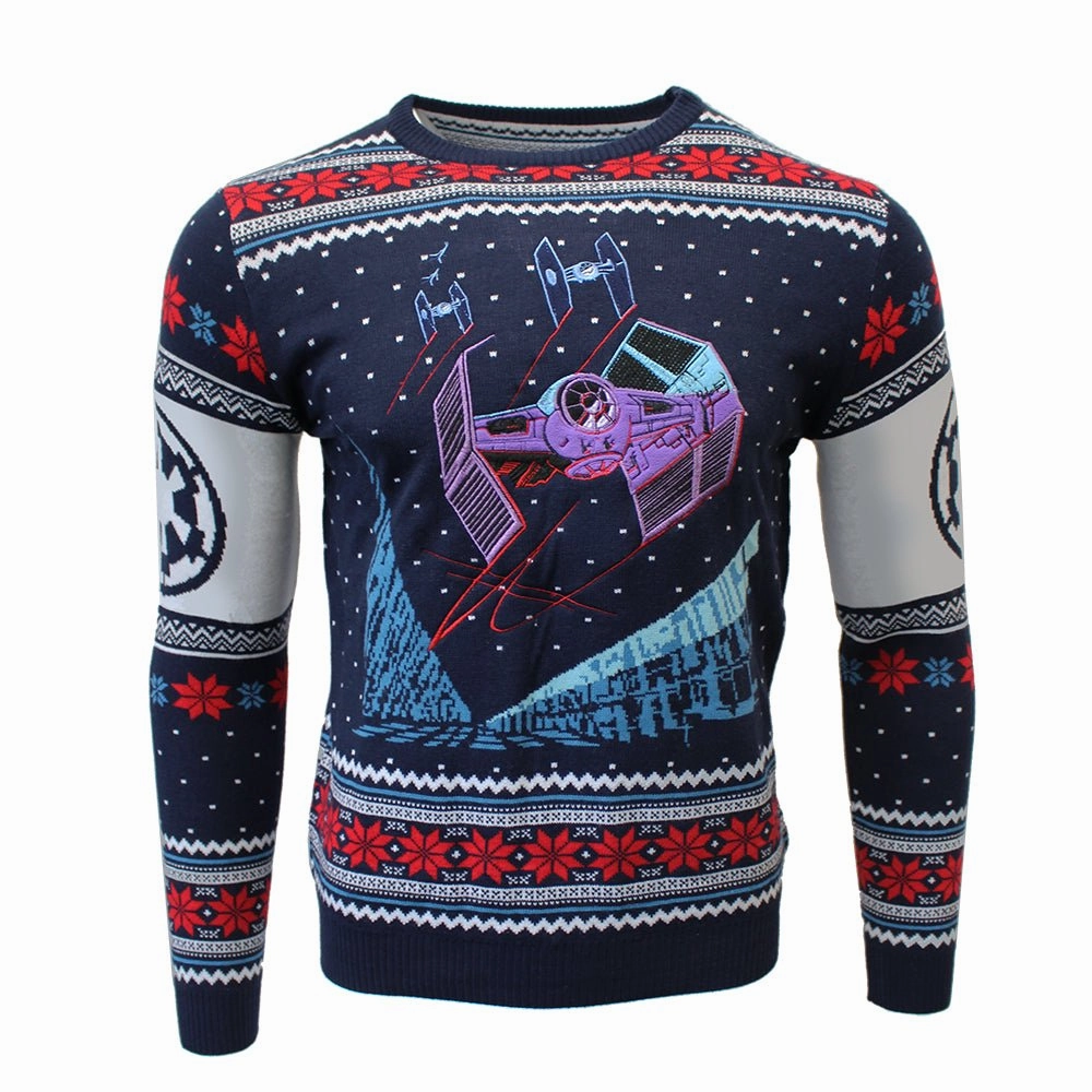 Star Wars TIE Fighter Battle of Yavin Christmas Jumper / Sweater