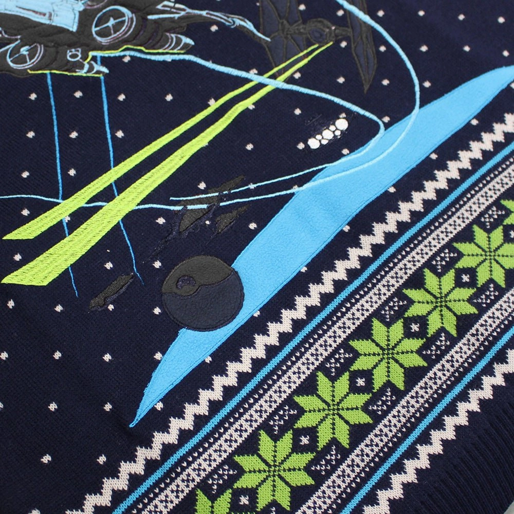 Star Wars X-Wing Chase Knitted Christmas Jumper / Sweater