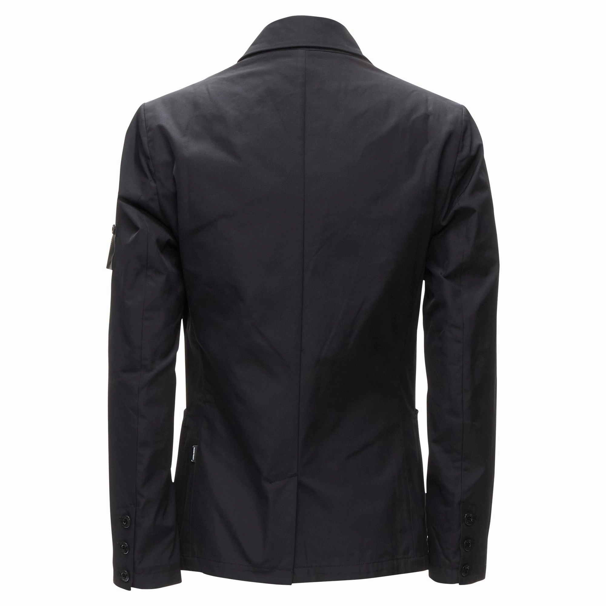 Stone Island shadow project technical nylon logo patch blazer jacket