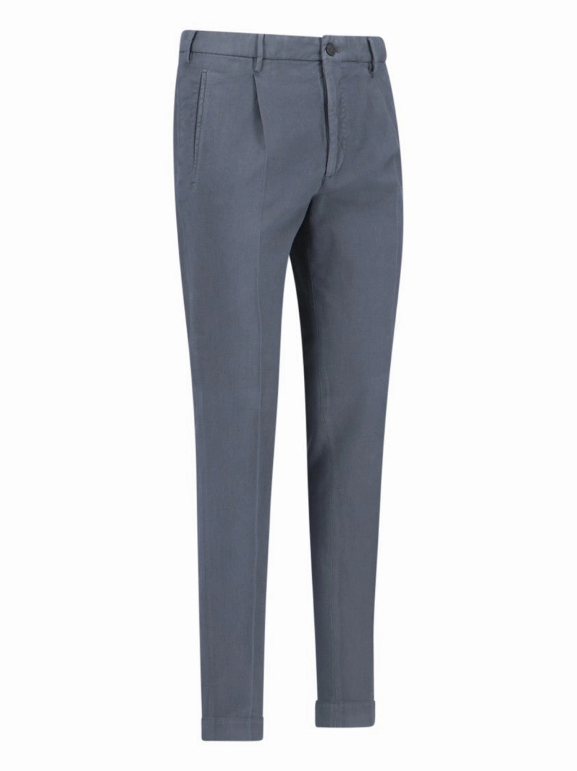 Straight-Leg Cotton Pants