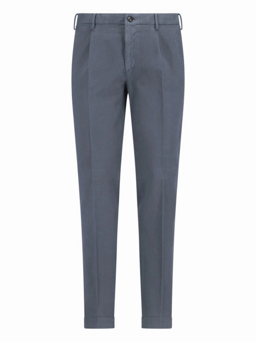 Straight-Leg Cotton Pants