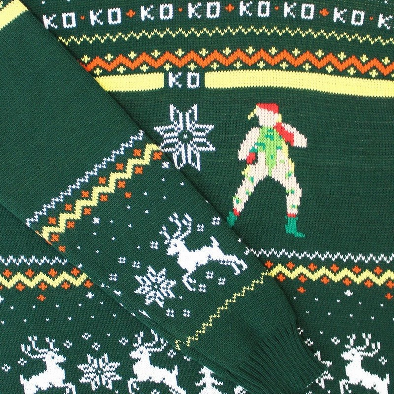 Street Fighter Guile Vs. Cammy Christmas Jumper