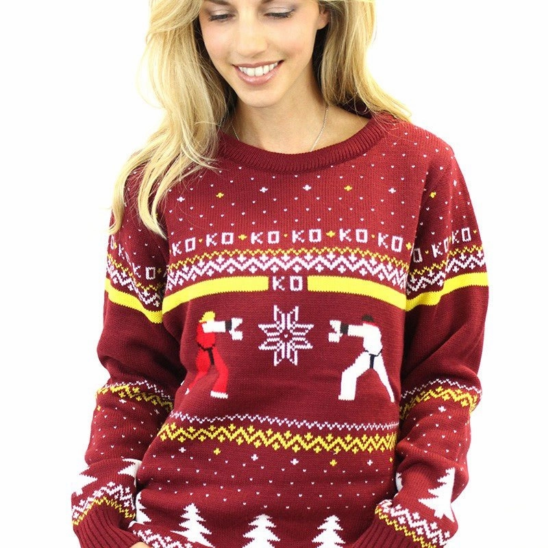 Street Fighter Ryu Vs. Ken Christmas Jumper / Sweater