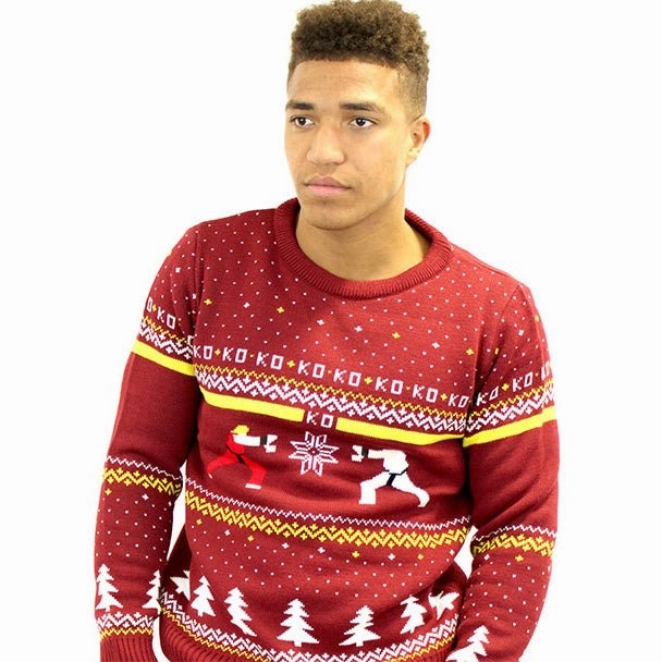 Street Fighter Ryu Vs. Ken Christmas Jumper / Sweater