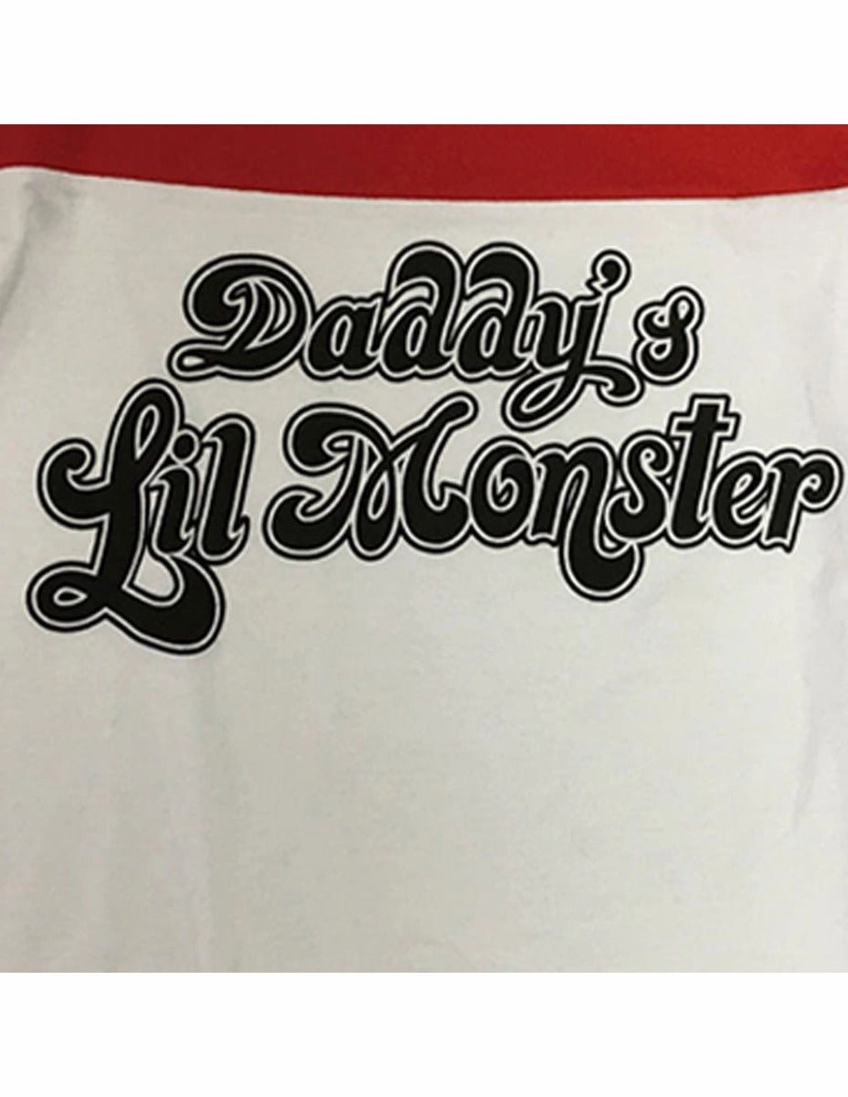 Suicide Squad Harley Quinn Daddy's Lil' Monster Cosplay Replica Shirt
