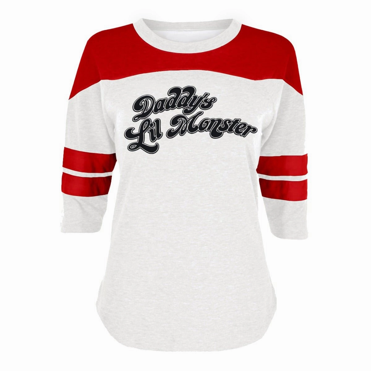 Suicide Squad Harley Quinn Daddy's Lil' Monster Premium Baseball Shirt