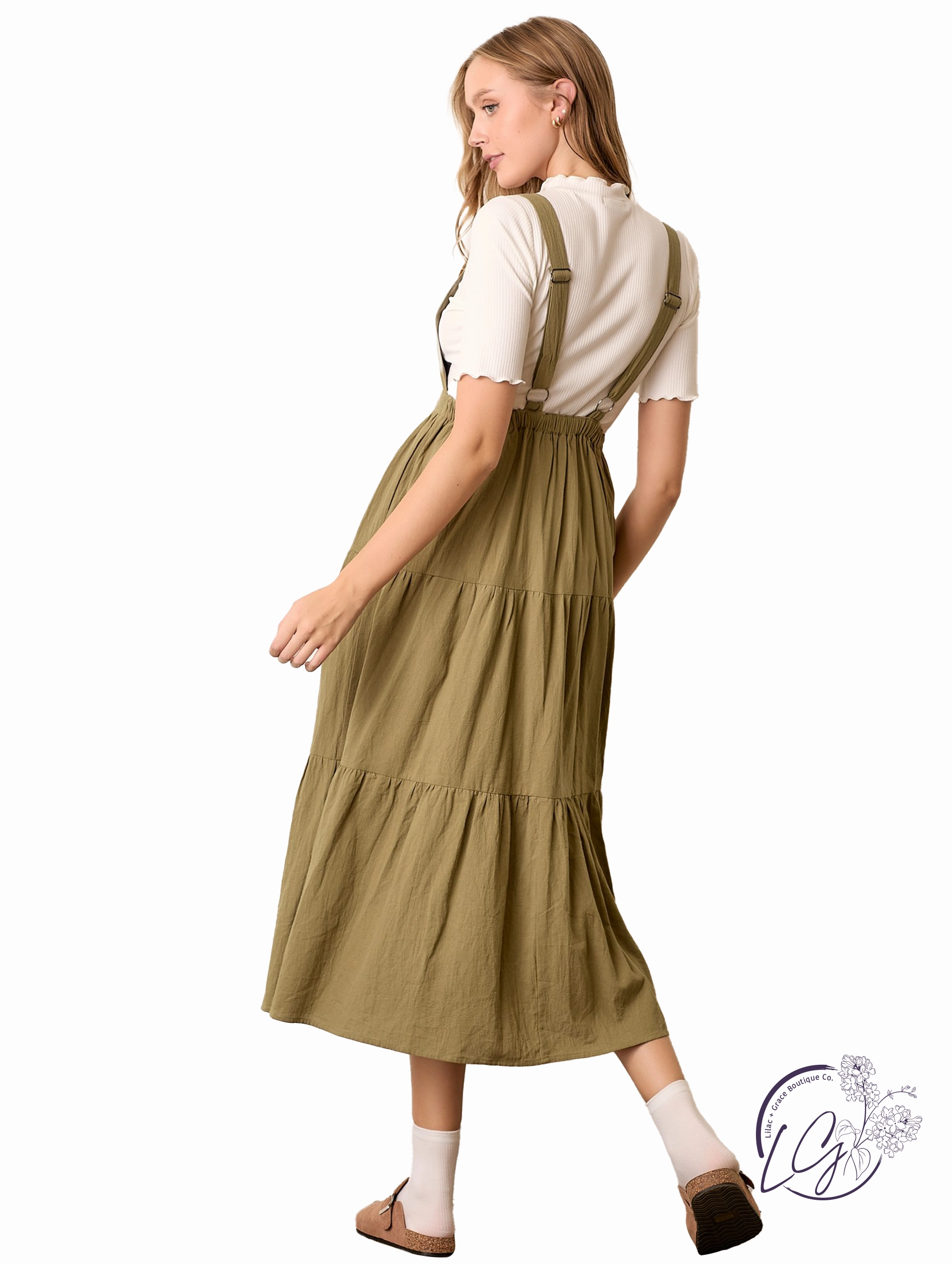 Sunday Layers Overall Dress
