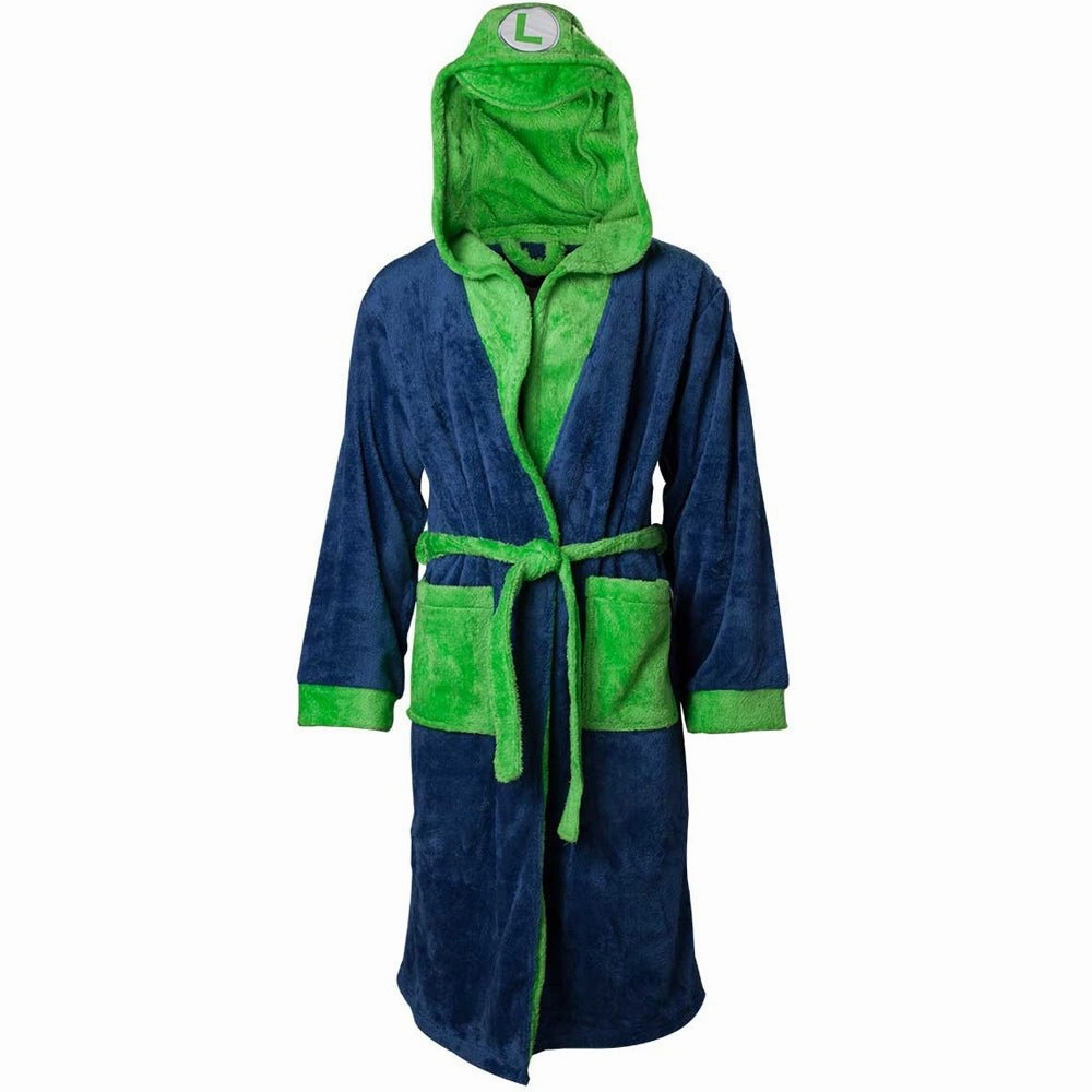 Super Mario - Luigi Hooded Character Bathrobe