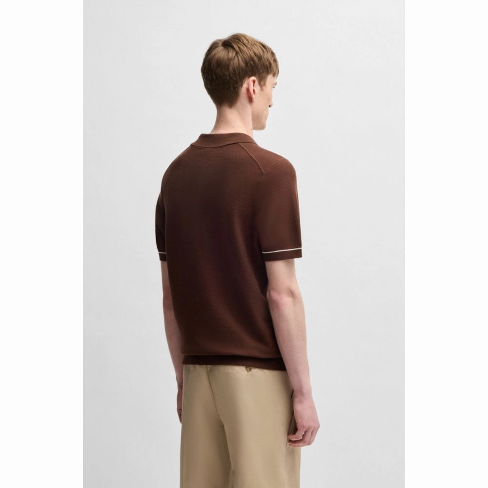 Sweater with Johnny collar