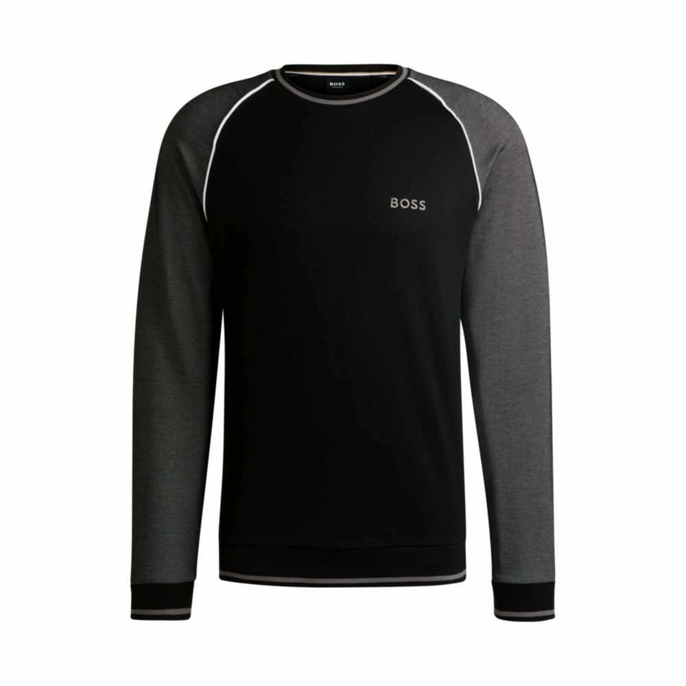 Sweatshirt with contrast piping