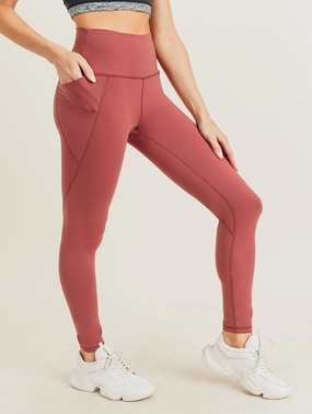 Swift Speed Legging in Spiced Cider affordable athletic pants for men
