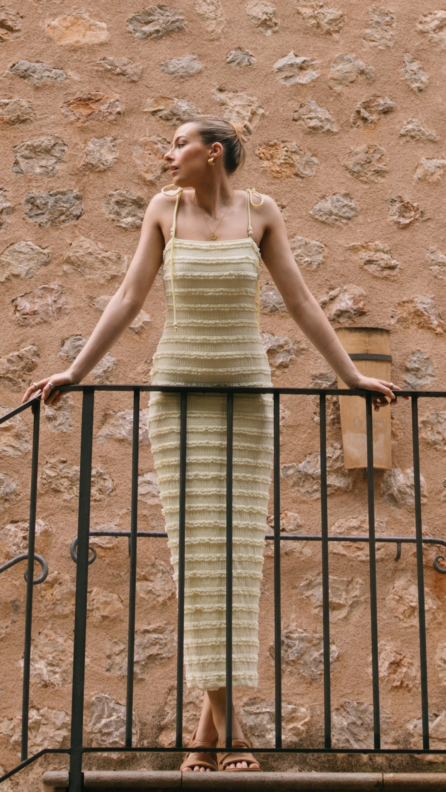Tadashi Maxi Dress - Yellow
