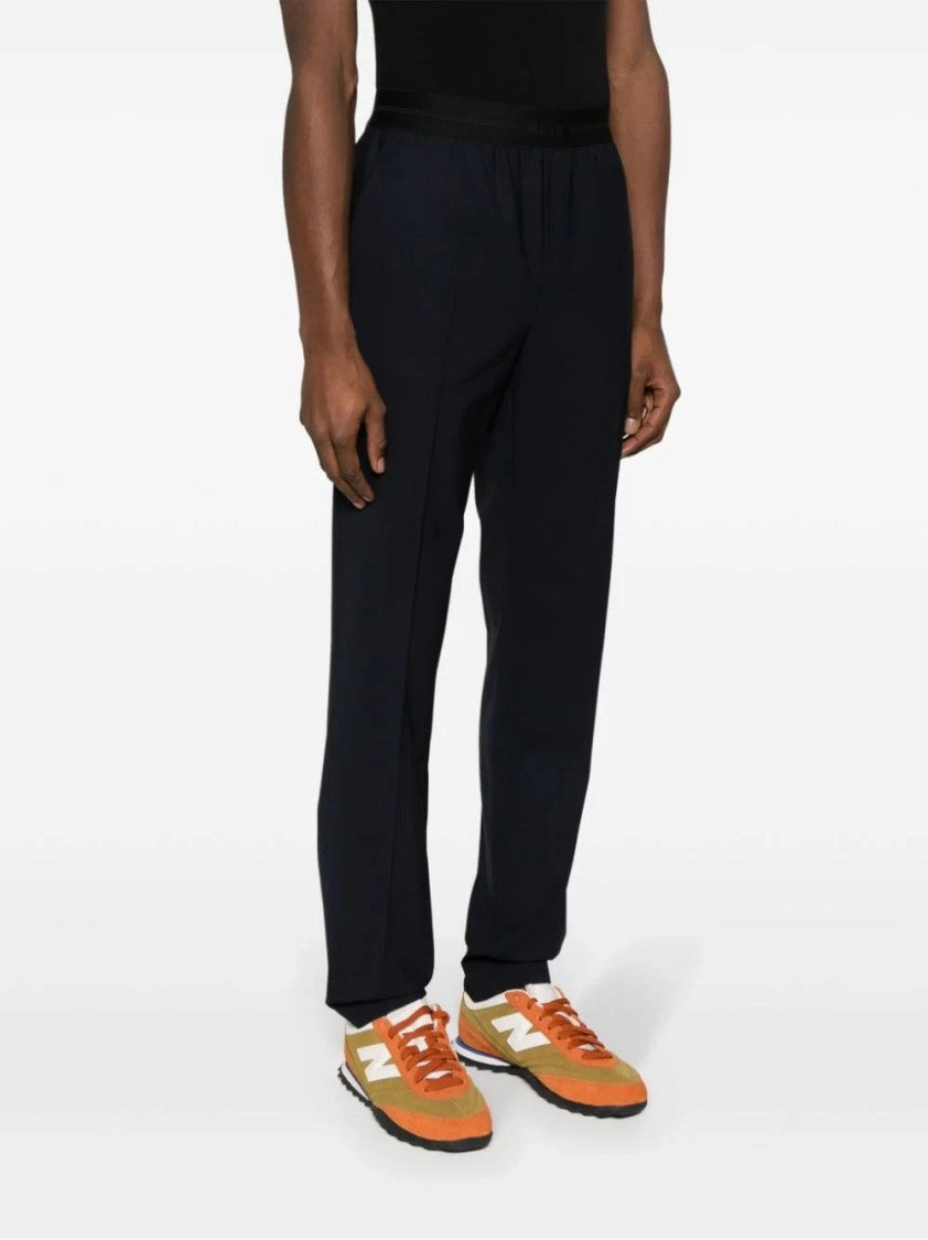Tailored Black Trousers With Smooth Finish