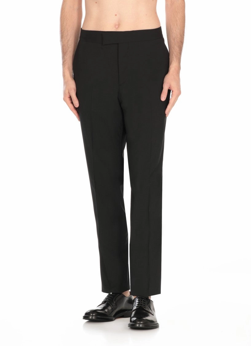 Tailored Black Virgin Wool Pants