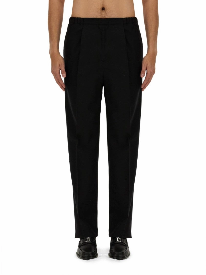 Tailored Black Wool Pants