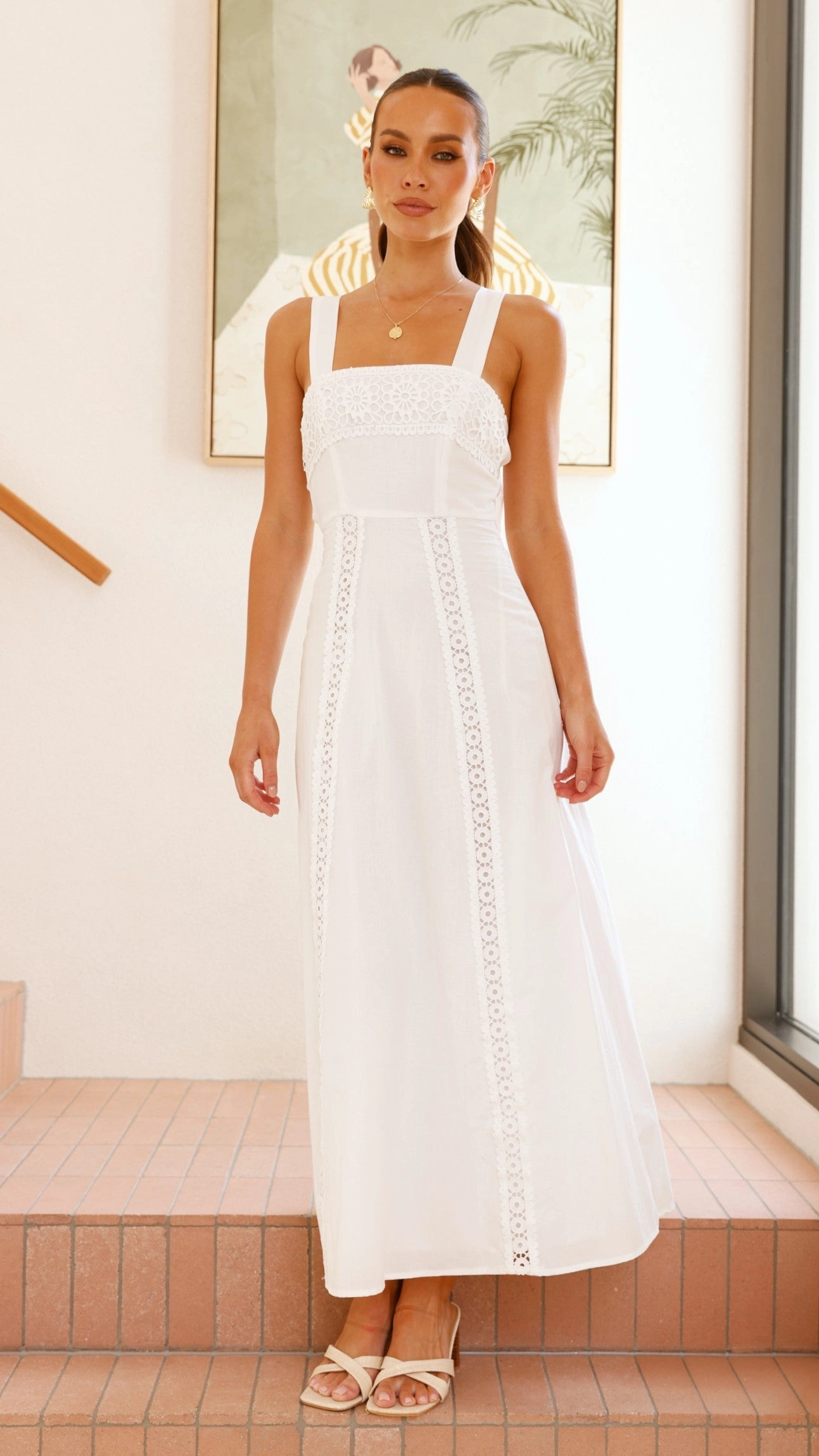 Takala Maxi Dress - Off White