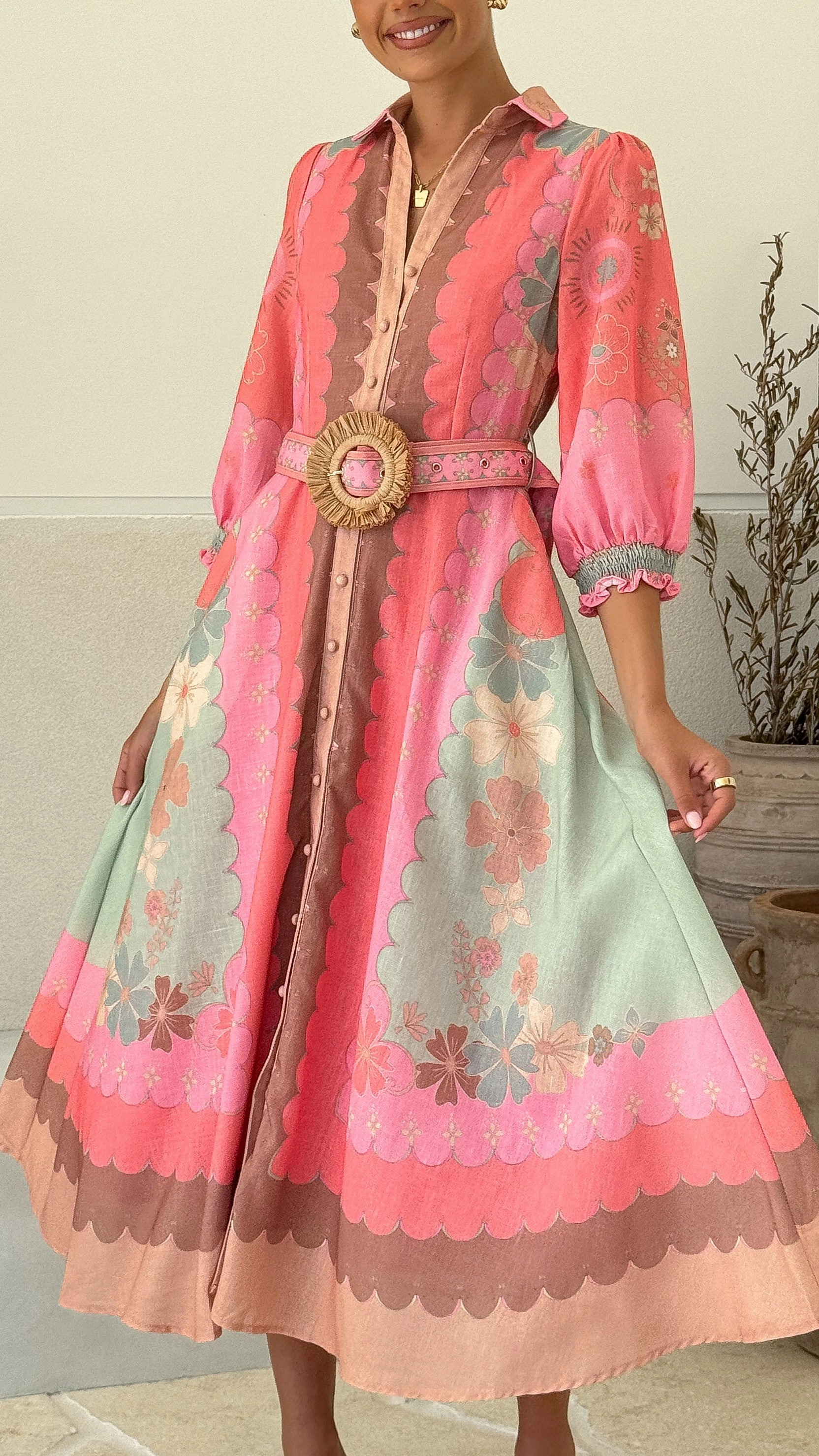 Terish Maxi Dress - Moonshine