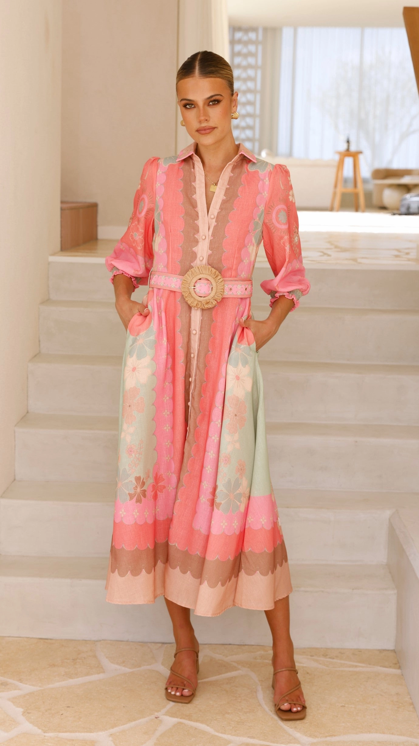 Terish Maxi Dress - Moonshine