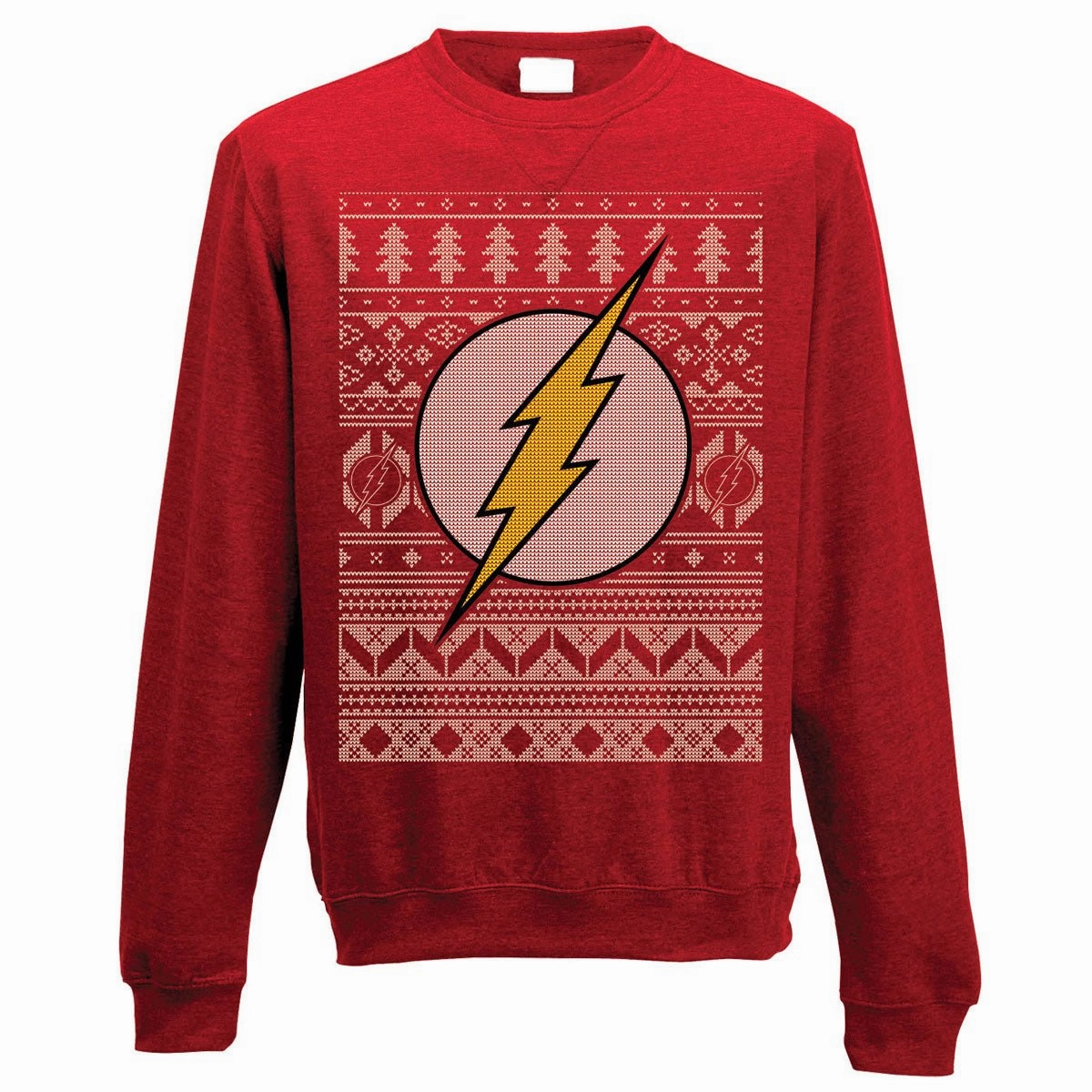 The Flash Fairisle Christmas Jumper-Small